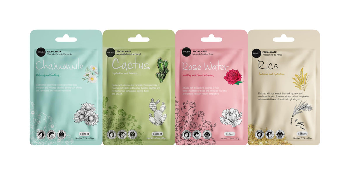 Celavi close-up of soaked sheet mask showing rich essence