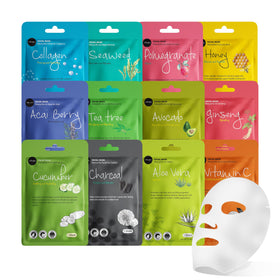Celavi Cosmetics front packaging showing the 12-pack, convenient variety