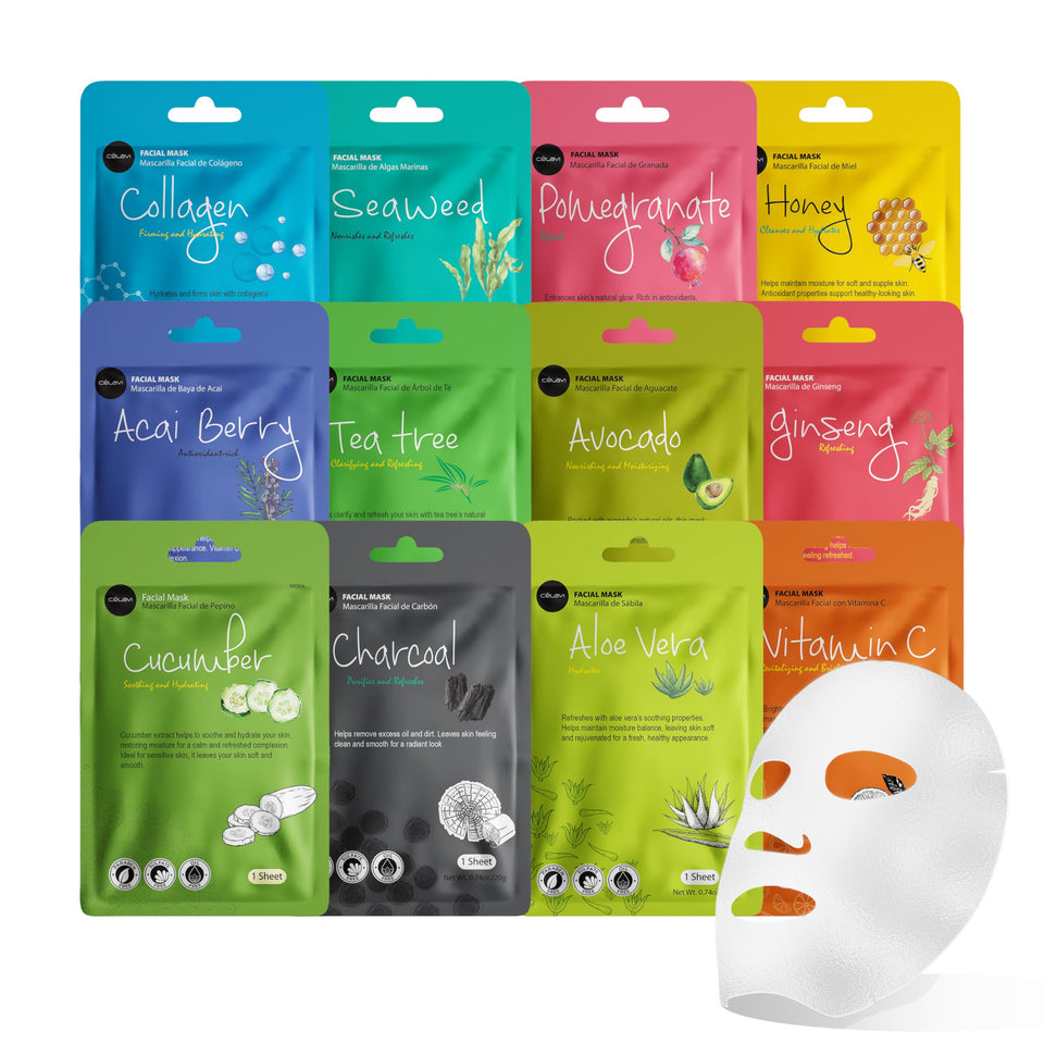 Celavi Cosmetics front packaging showing the 12-pack, convenient variety