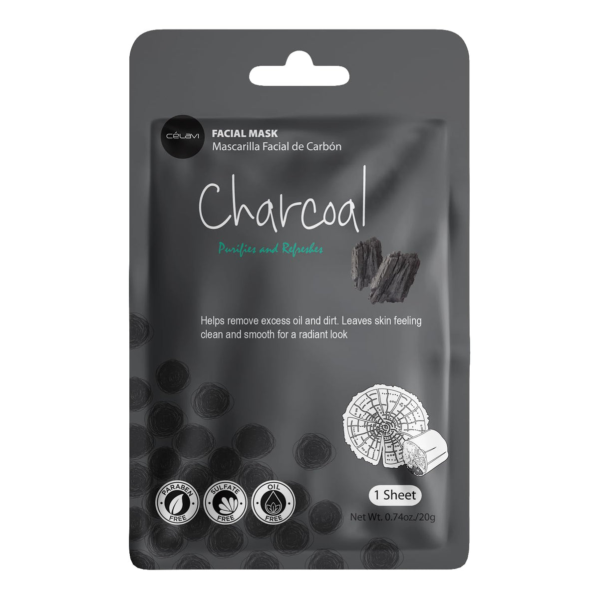 Celavi packaging label detail indicating Korea-made and paraben free reassurance