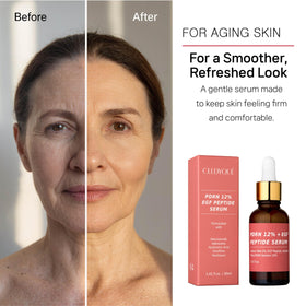 CELDYQUE serum beside microneedling roller for treatment pairing
