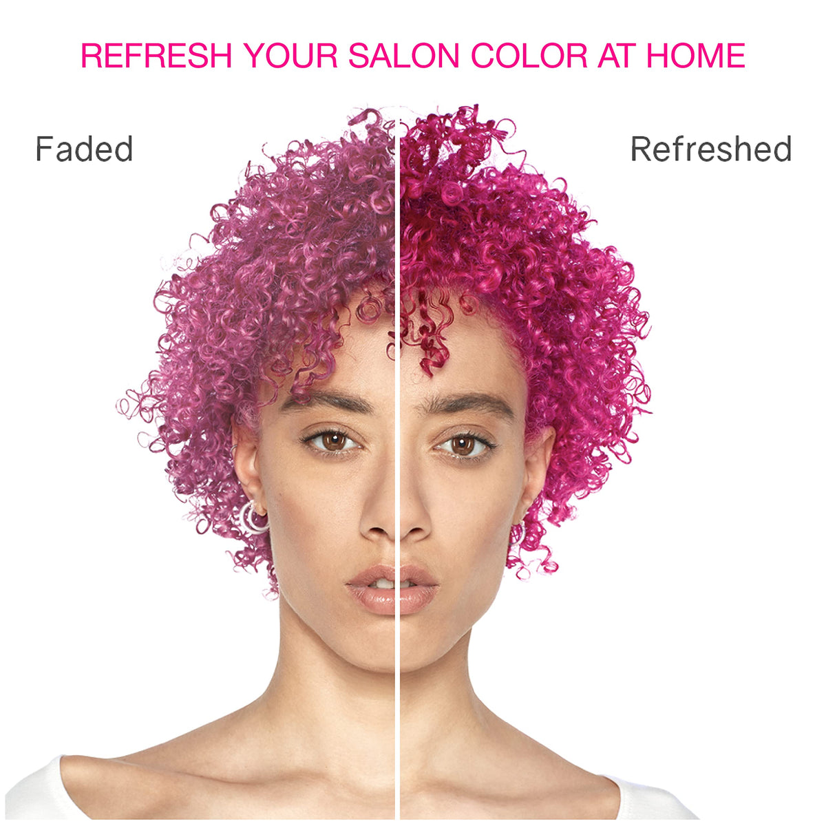 Celeb Luxury being applied to hair section to deposit tone and visibly detangle strands during treatment