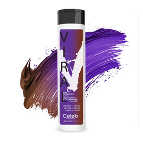 Celeb Luxury front bottle showing purple colorwash for easy identification and use