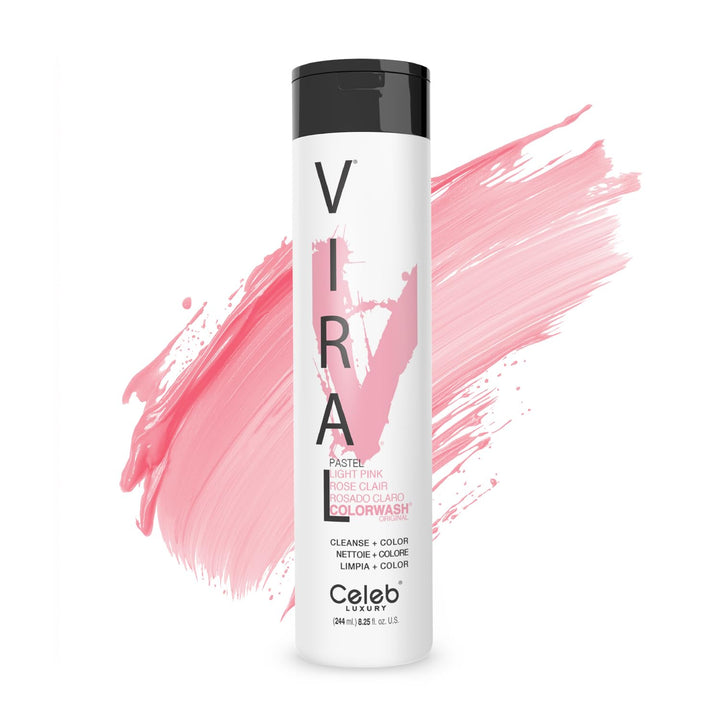 Celeb Luxury front packaging showing pastel pink color and product benefit