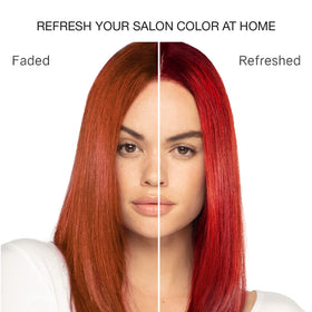 Celeb Luxury pouring shampoo to show consistency and easy application benefit