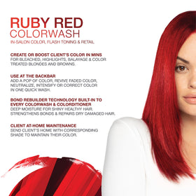 Celeb Luxury ruby shampoo lather close-up highlighting smooth texture and coverage