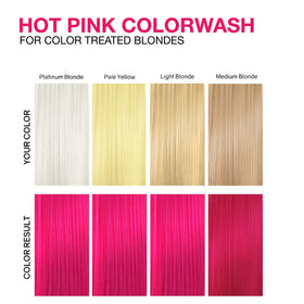 Celeb Luxury applying colorwash to hair to show easy at-home tinting and control