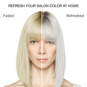 Celeb Luxury Viral Colorwash foaming on hair demonstrating even application and gentle cleansing benefit