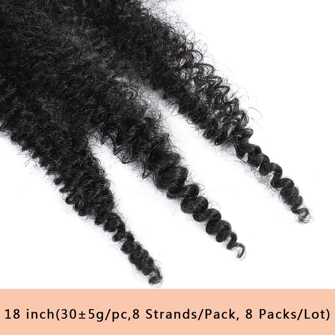 Celie installed spring twists on model demonstrating natural-looking volume