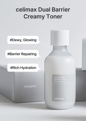 celimax creamy texture close-up highlighting milky feel and quick absorption benefit