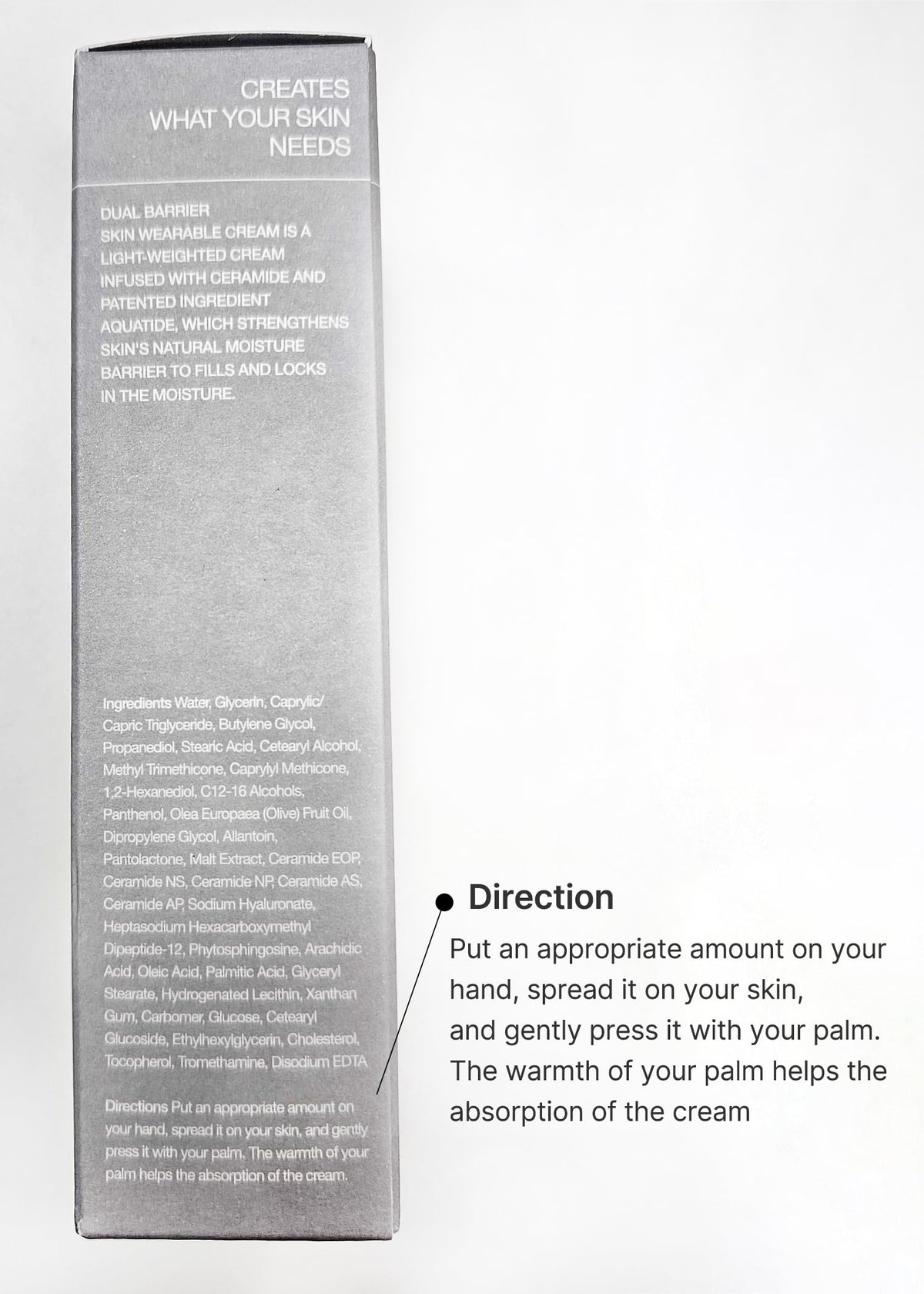 celimax clinical-test label close-up highlighting hypoallergenic testing
