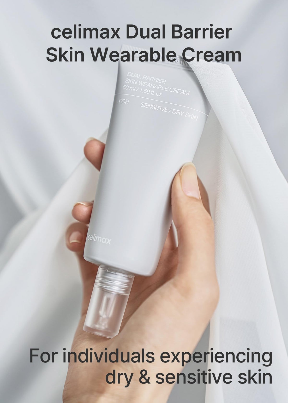 celimax cream texture close-up demonstrating lightweight hydration