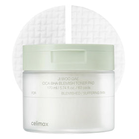 celimax front packaging showing 60 pads and benefits for quick routine