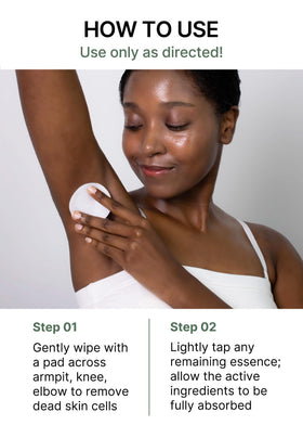 celimax knee and elbow demo displaying smoothing effect on rough skin