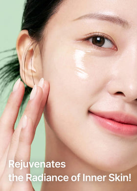 celimax ampoule skin before after swatch demonstrating visible glow and improved skin texture benefit