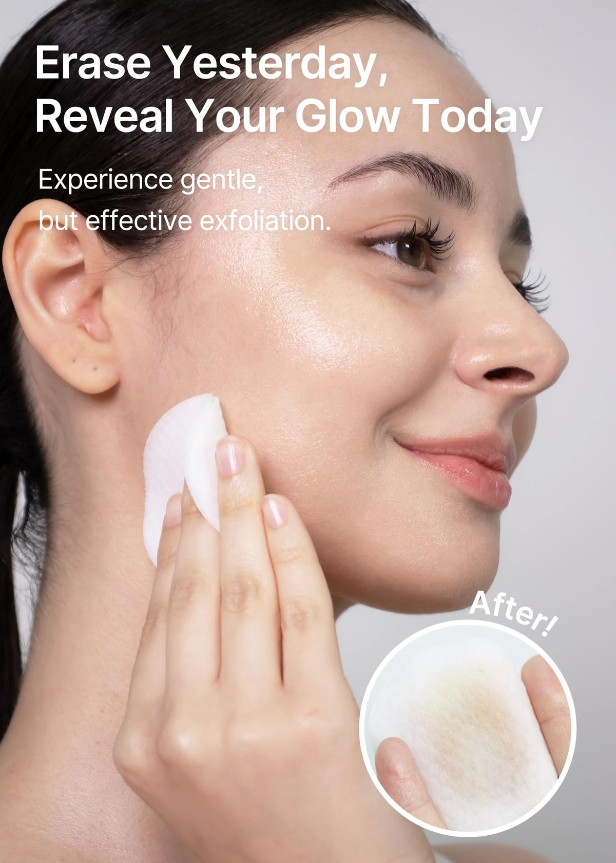celimax pad soaked in essence demonstrating hydration and active delivery
