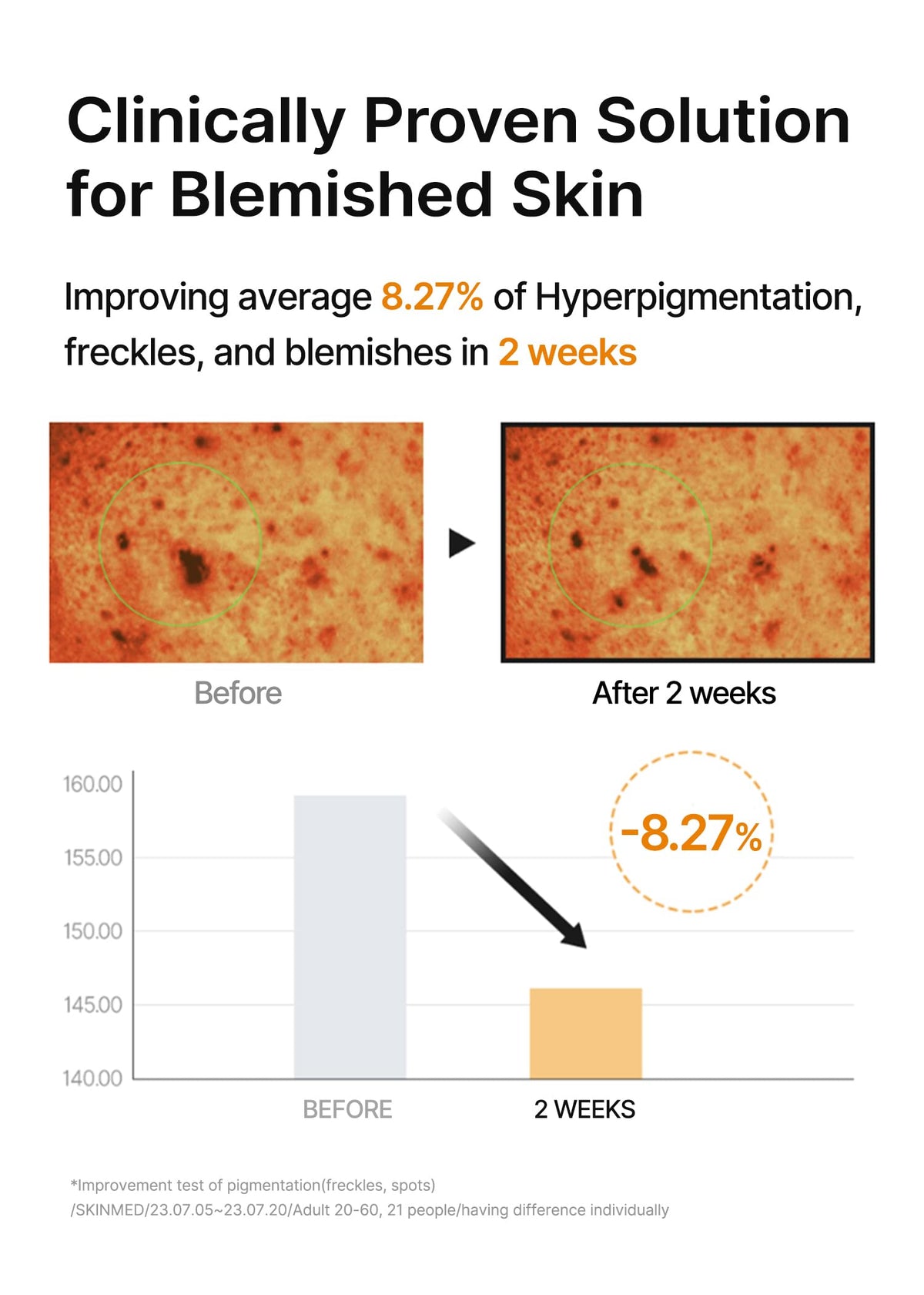 celimax single pad soaked with serum highlighting hydration