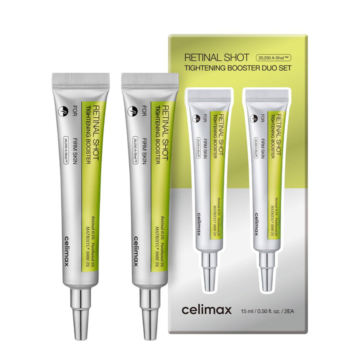 celimax duo front packaging showing two 15ml bottles and gifting appeal
