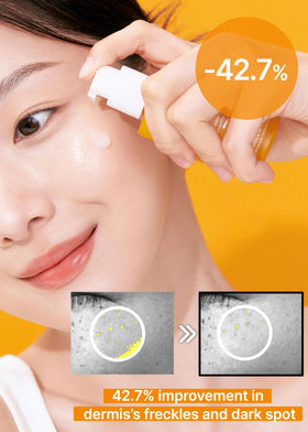 celimax serum on hand application illustrating smooth, non-sticky finish