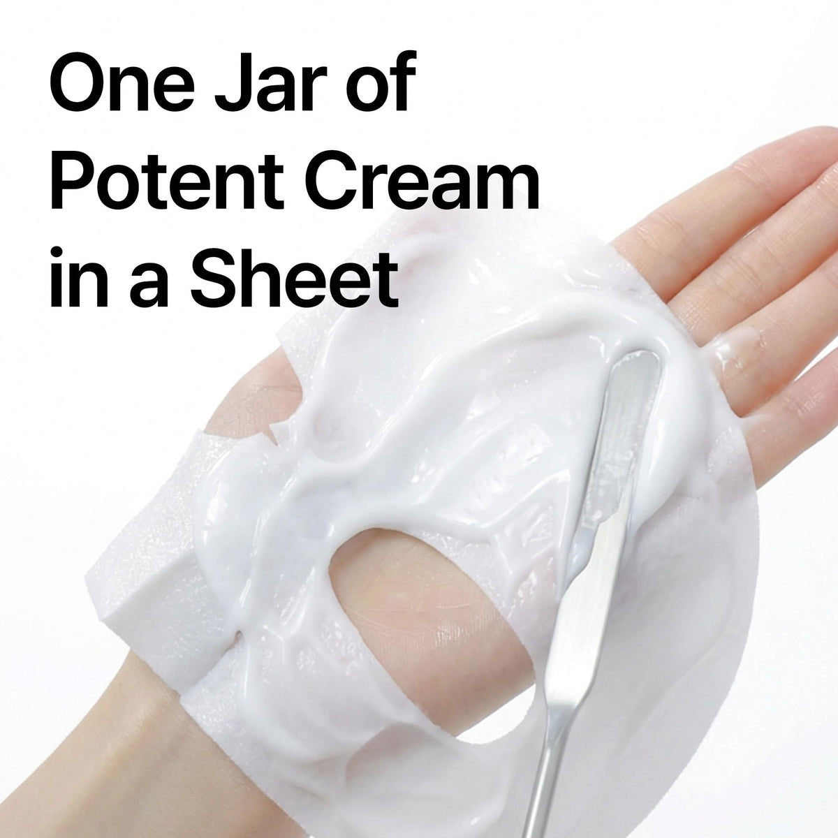 celimax sheet mask applied on face illustrating comfortable, non-dripping wear