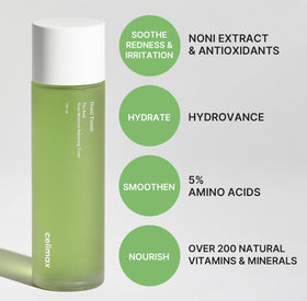 celimax toner staged in bathroom routine setup for layering convenience benefit