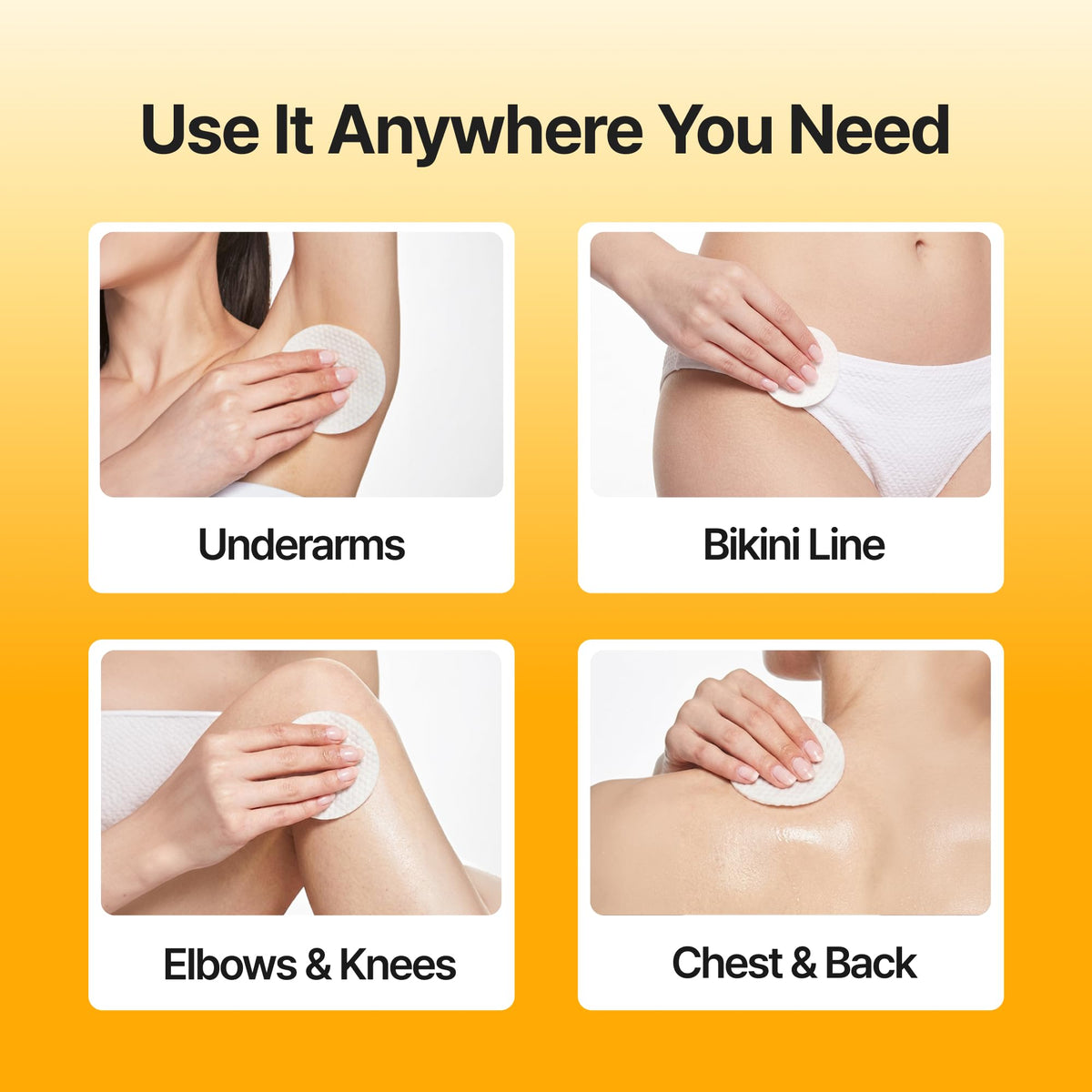 visual of active ingredients with celimax branding, communicating exfoliation and tone support benefit