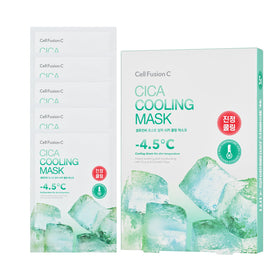 Cell Fusion C front packaging showing soothing benefits and 5-sheet count
