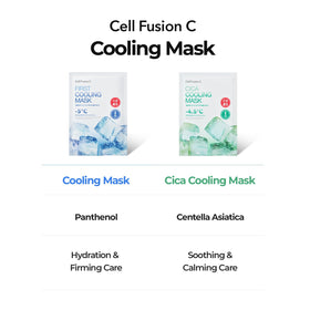 Cell Fusion C ingredient label view highlighting glacial water and panthenol