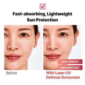 Cell Fusion C open cap and creamy texture demonstrating quick absorption