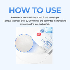 Cell Fusion C pack with five individual masks showing travel-ready convenience
