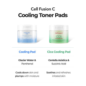Cell Fusion C ingredient label showing panthenol and glacier water