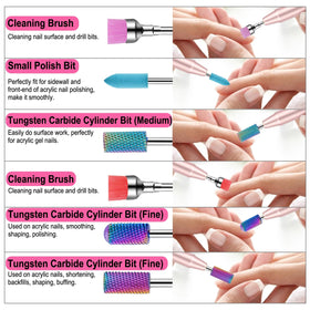 Cellentool ceramic bit texture that reduces heat buildup for comfortable use