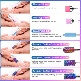 Cellentool tungsten carbide bit in use removing acrylic quickly benefit