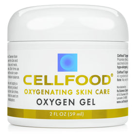 Cellfood front label showing product name and size, highlighting credibility