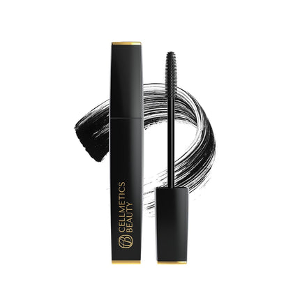 Cellmetics beauty front packaging showing sleek tube and product name for clear identification and trust