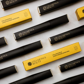 Cellmetics Beauty tube inside a handbag for everyday ease and travel-ready benefit