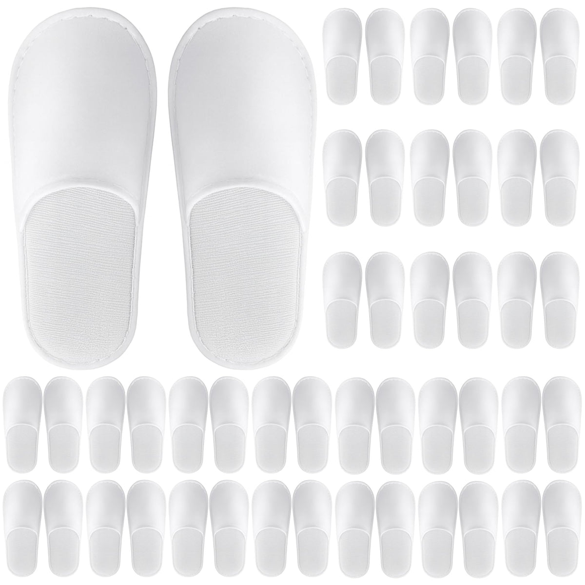 Celmuron front packaging showing 24-pair bulk value and white slippers