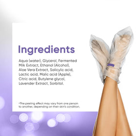 CÉLOR booties covered by socks to show secure fit and improved absorption