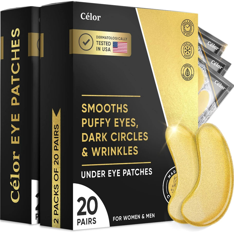CÉLOR front packaging showing 40 pairs and premium gold design for instant recognition