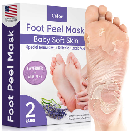 CÉLOR front packaging displayed showing two pairs and lavender scent benefit