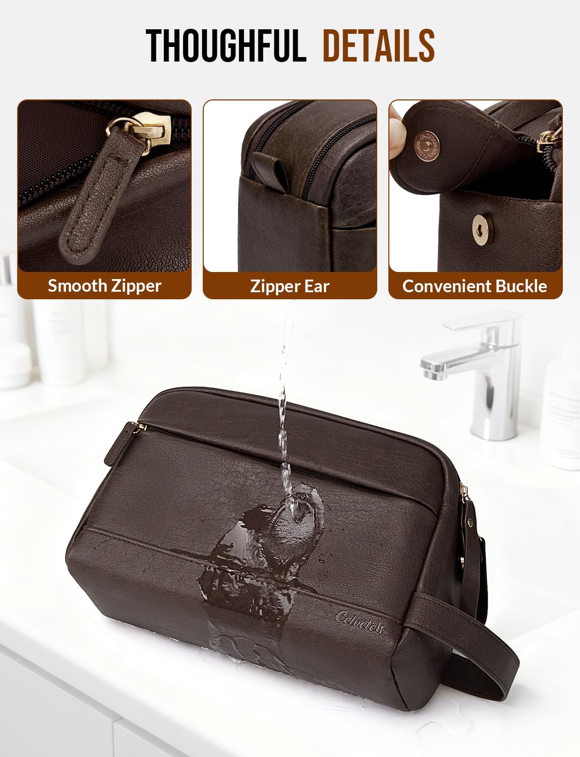 Celvetch bag inside suitcase shows travel-friendly size and packing benefit