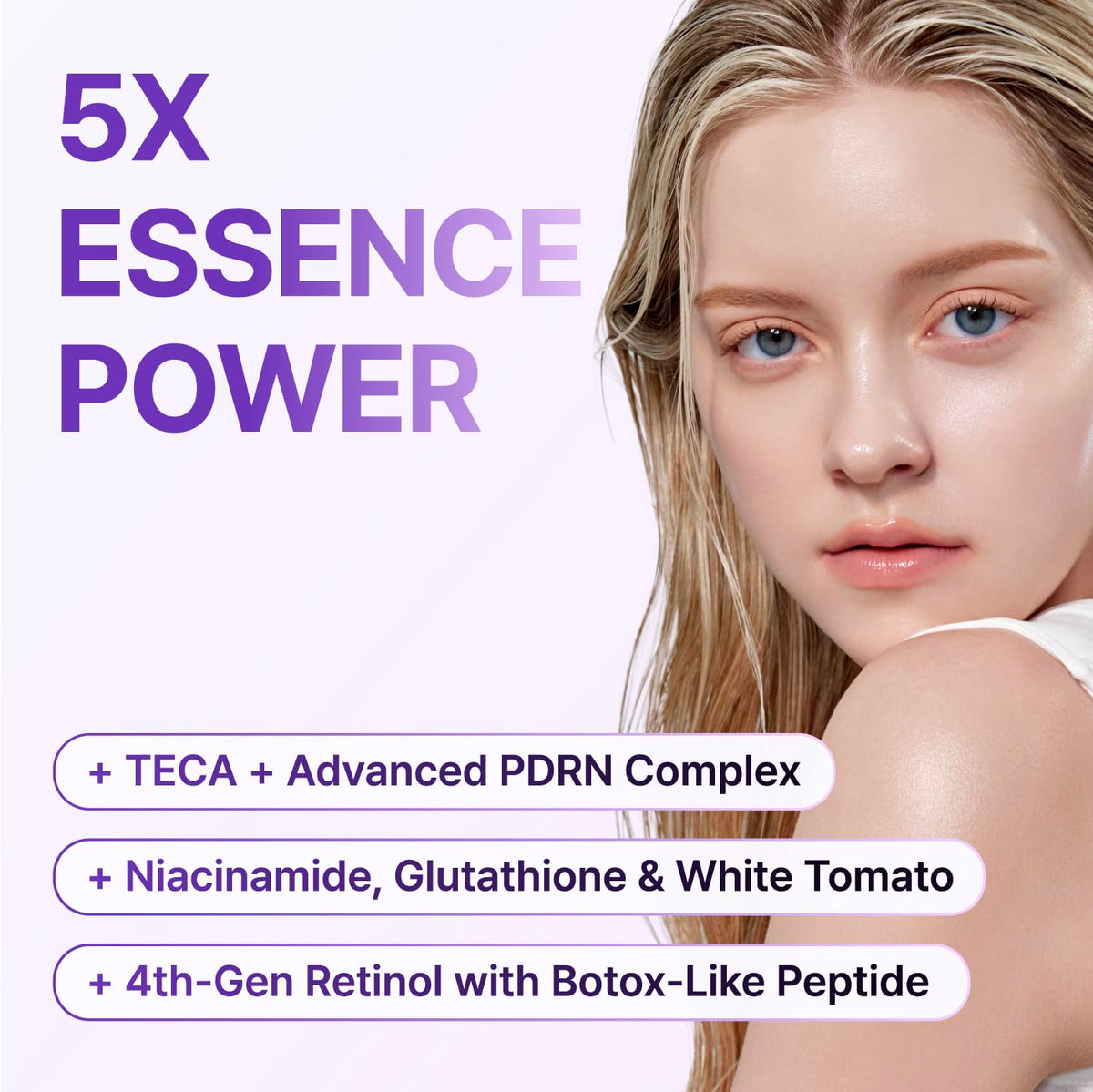 CENTELLIAN 24 serum texture on hand, concentrated moisture visible
