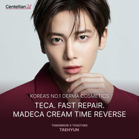 CENTELLIAN 24 lifting mask sheet in hand delivering instant radiance