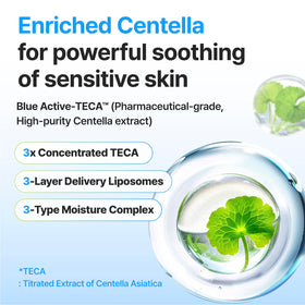 CENTELLIAN 24 cream being applied on hand for instant cooling hydration