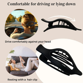 CENTSTAR clip securing thick hair showing reliable, no-slip hold