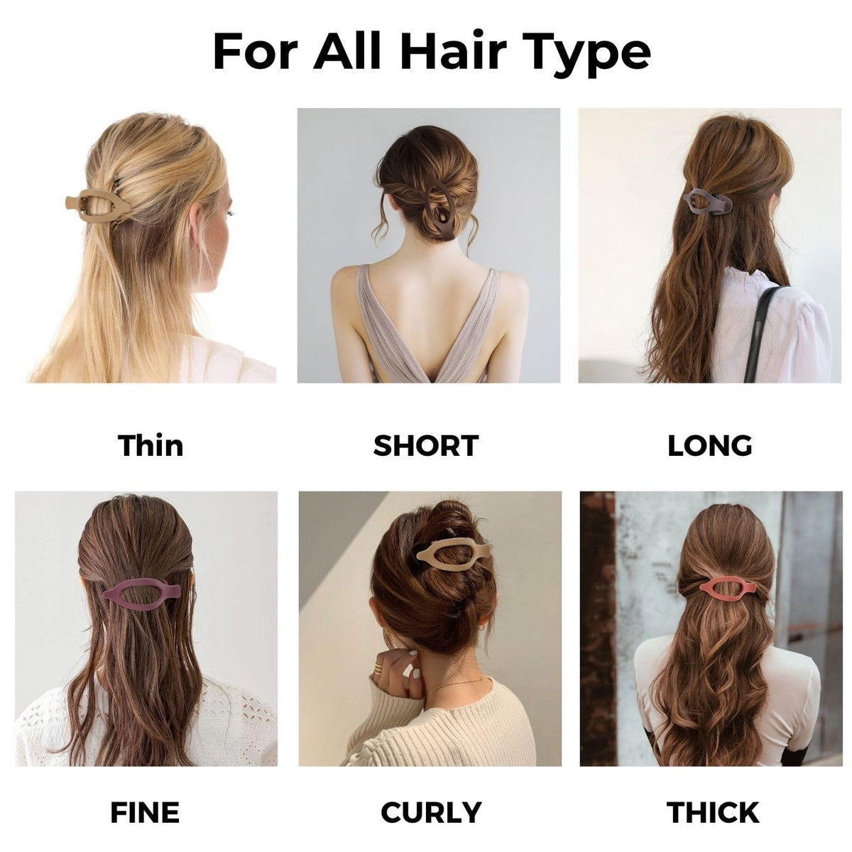 CENTSTAR clip in fine hair demonstrating snug grip without creasing