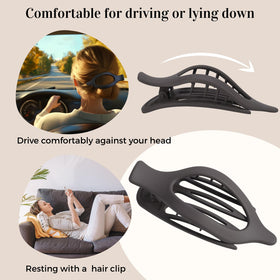 CENTSTAR side profile of flat-back design showing comfort when leaning benefit: pressure-free wear