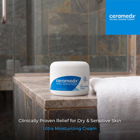 Ceramedx open tub close-up of creamy texture for fast absorption benefit
