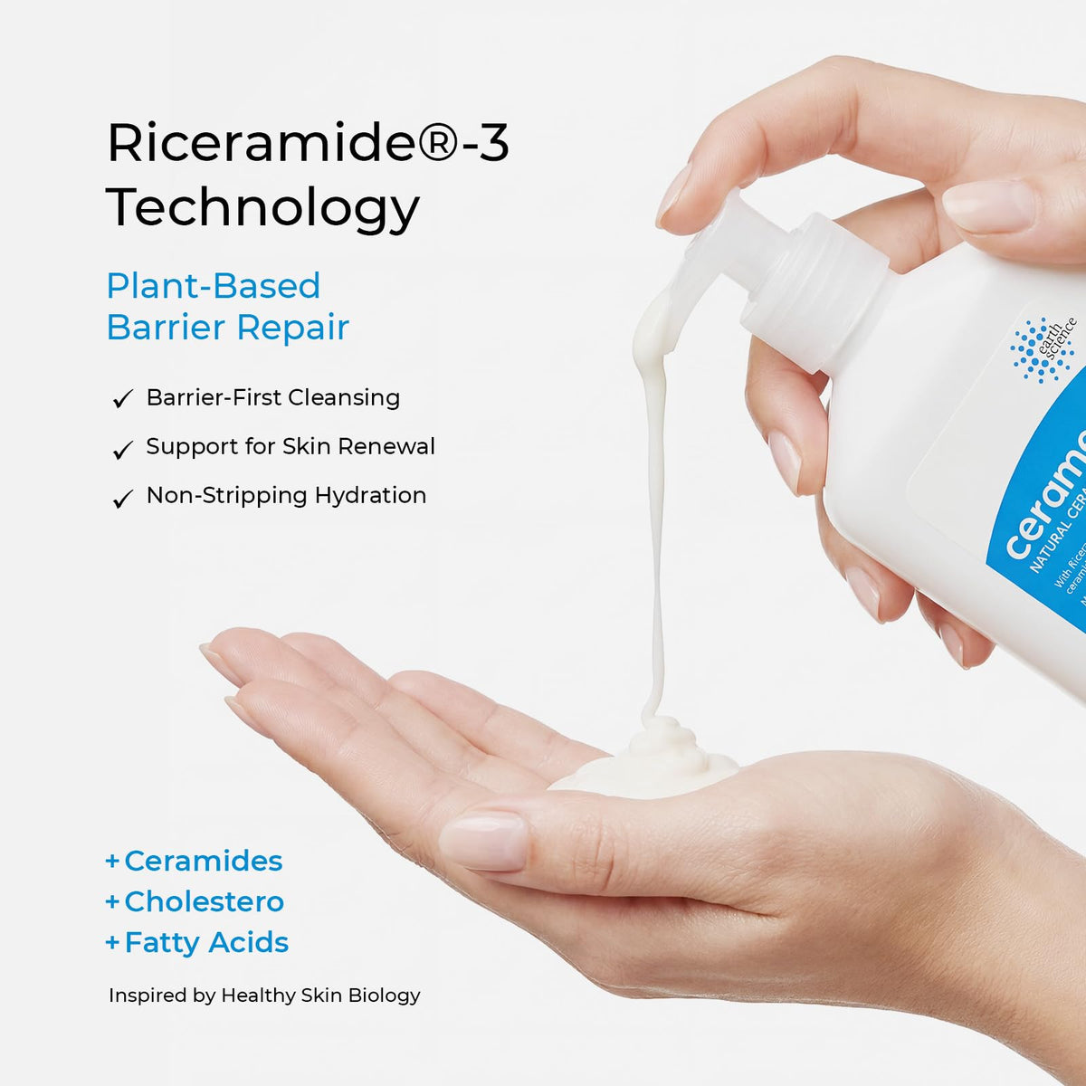 Ceramedx cream texture close-up highlighting smooth, non-greasy formula for immediate softness