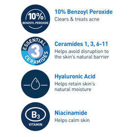 CeraVe used on back and chest showing body acne treatment benefit